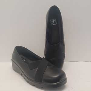 SL Design Women's Shoes Comfort Criss Cross Elastic Design Size 38